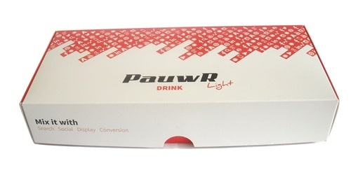 doosje voor blikjes pauwr drink light.vs min