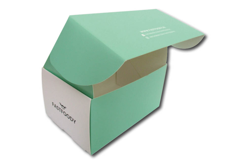 bedrukte doos productverpakking maaltijd diepvries geschikt van karton opdruk groen