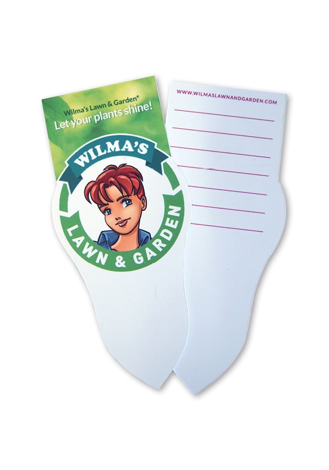 Steeklabel plantensteker plantlabel bedrukt Rond 50 x 110 opdruk bedrukt